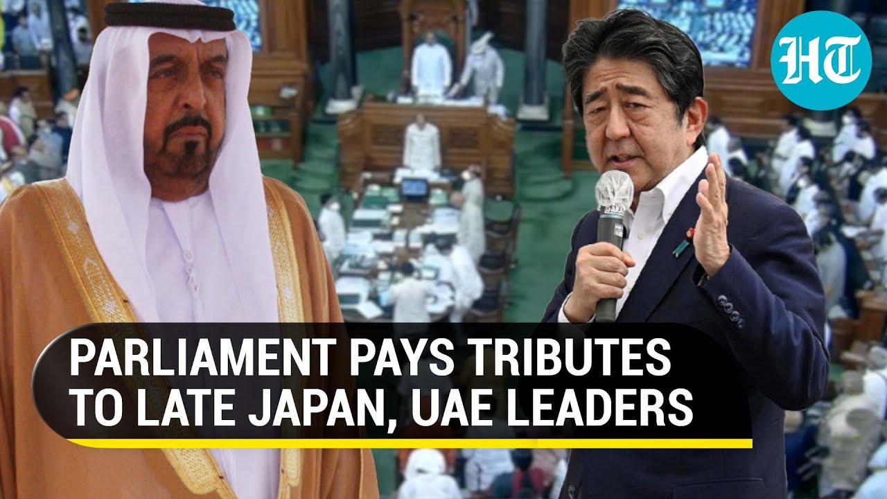 'India lost a true friend': Indian MPs' tributes to Shinzo Abe, UAE's Khalifa Nahyan