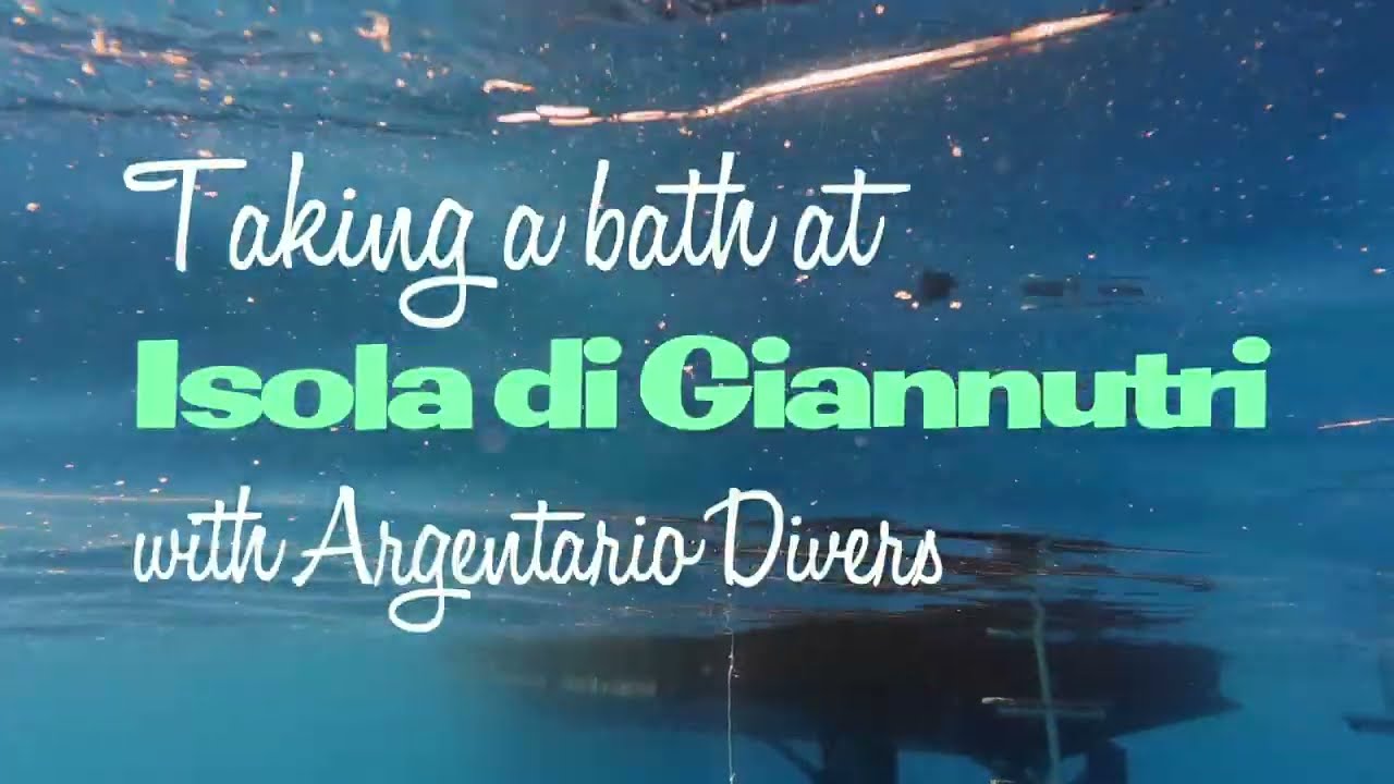 Taking a Bath at Isola di Giannutri