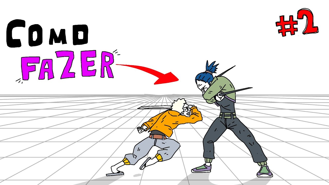 Como fazer animação de Luta pelo celular | Estilo animes parte 2