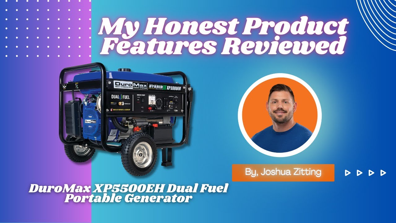 My Honest Product Features Reviewed of  DuroMax XP5500EH | Zitting Reviews
