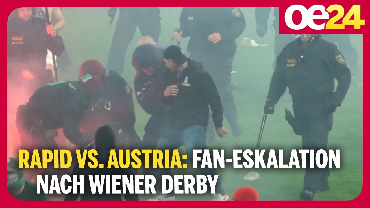 Rapid vs. Austria: Fan-Eskalation nach Wiener Derby
