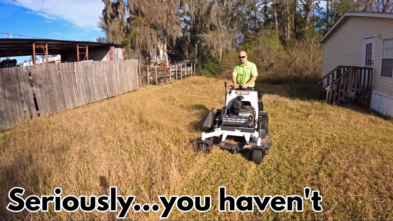 Mowing Tall Grass With An Emotional Reveal You've NEVER Seen Before...
