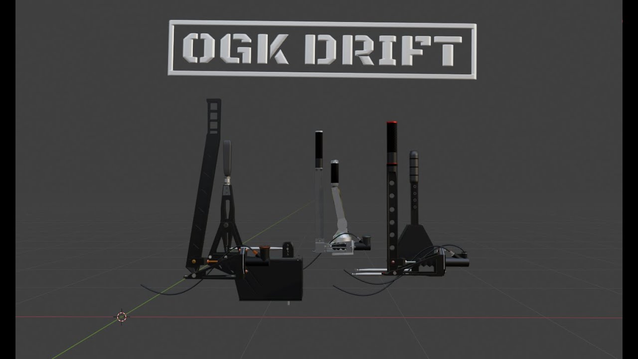 Handbrake&Shifter-Blender/Assetto Corsa