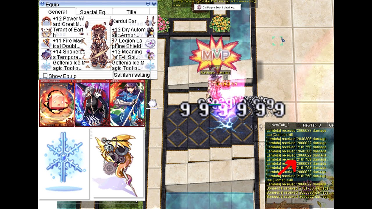 Warlock - Comet Great Red Pepper [Up to 21m] - Feat.Geffenia Ice Magic Tool And Deus Ex Machina.