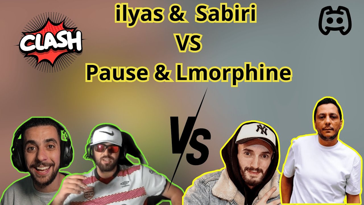 Ilyas ft Sabiri vs lmorphine & pause flow / clash ⚔️💥live 2/02/25 🔴
