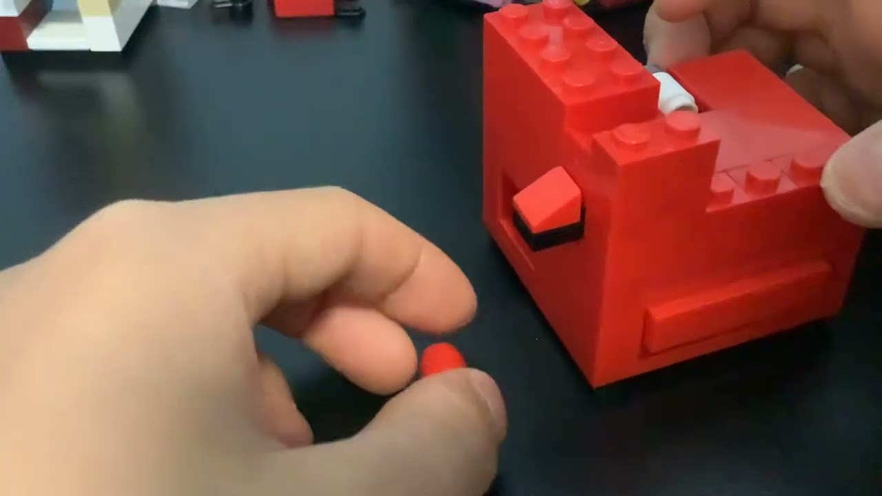 My Lego soda vending machine that takes money ￼