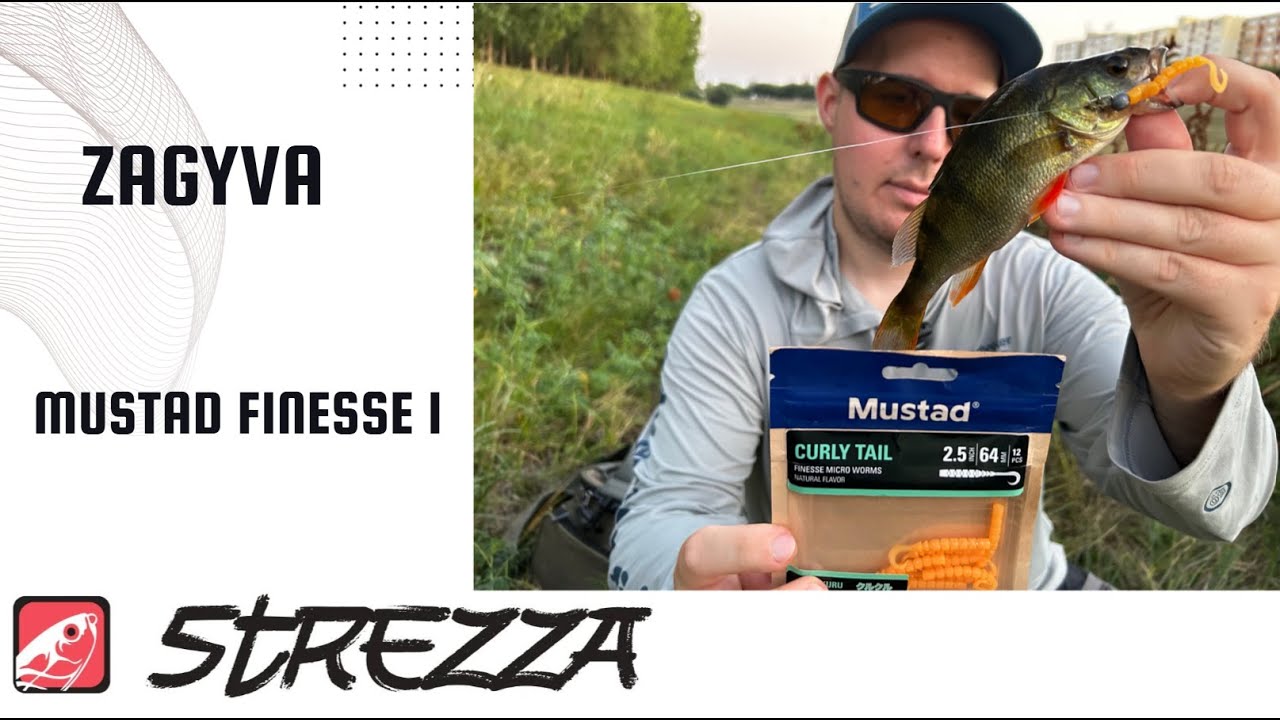 Mustad Finesse Worm I. - HÚZÓS csalik tesztje és bemutatója - Paddle & Curly Tail | Strezza Fishing