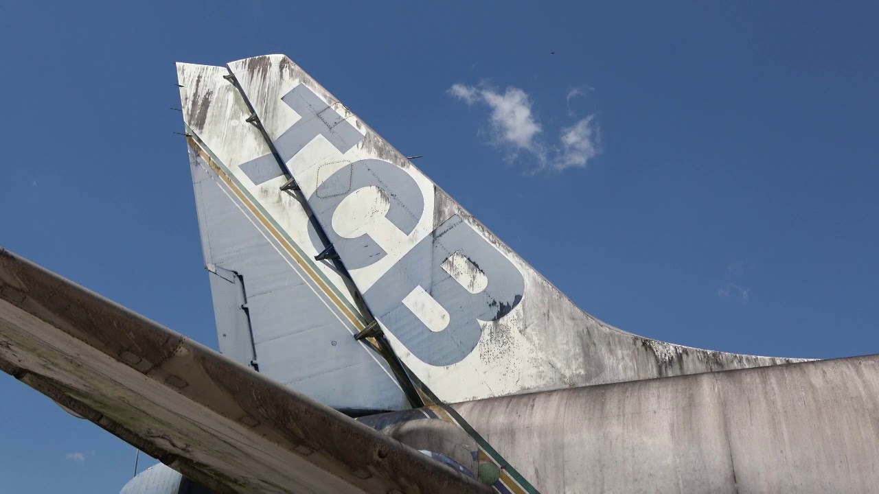 DC-8-52 ZK-NZC Exterior Visual Inspection Footage