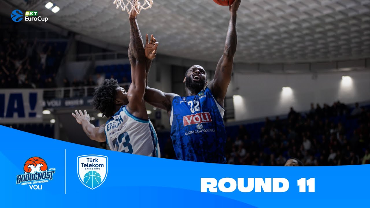 Buducnost Podgorica-Turk Telekom Ankara | Round 11 Highlights | 2023-24 BKT EuroCup