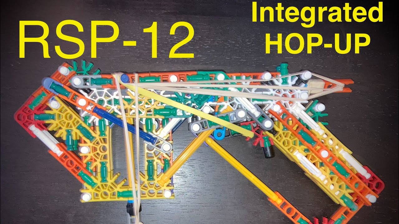Durable and powerful k’nex RSP-12 k’nex pistol