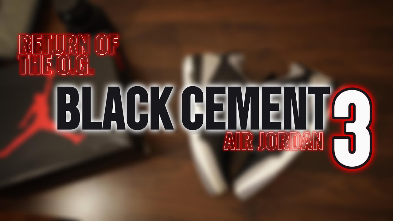 BEST Jordan sneaker EVER! Black Cement 3 review