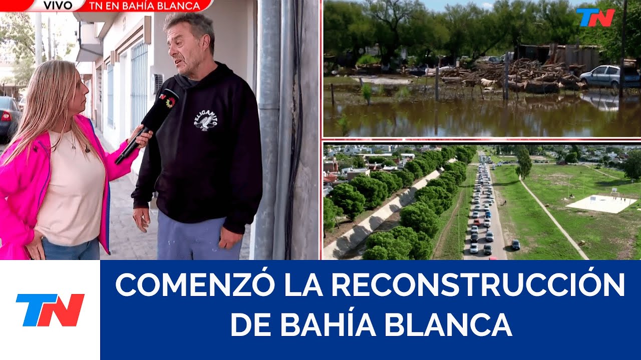 LA RECONSTRUCCIÓN DE BAHÍA BLANCA I De a poco, la ciudad arrasada por la inundación se pone de pie