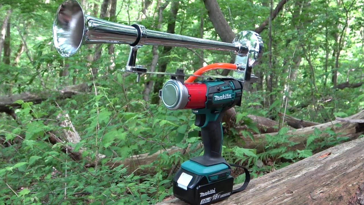マキタ18Vインパクトヤンキーホーン作ってみた YH180D（仮）makita 18V Train Horn