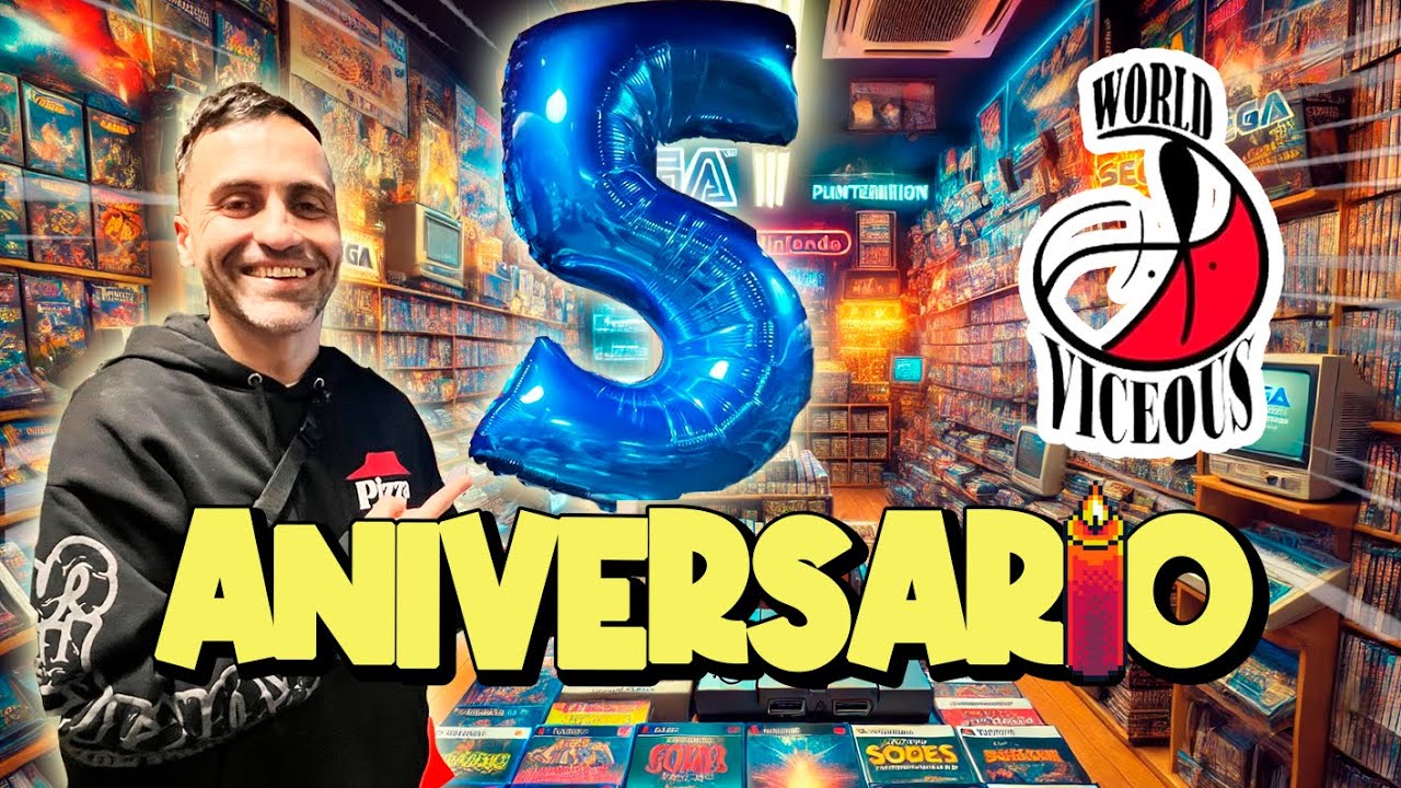 🚨Así fue la FIESTA del 5º ANIVERSARIO de WORLD VICEOUS 🎂🎮 ¡Retro a tope y entrevistas!