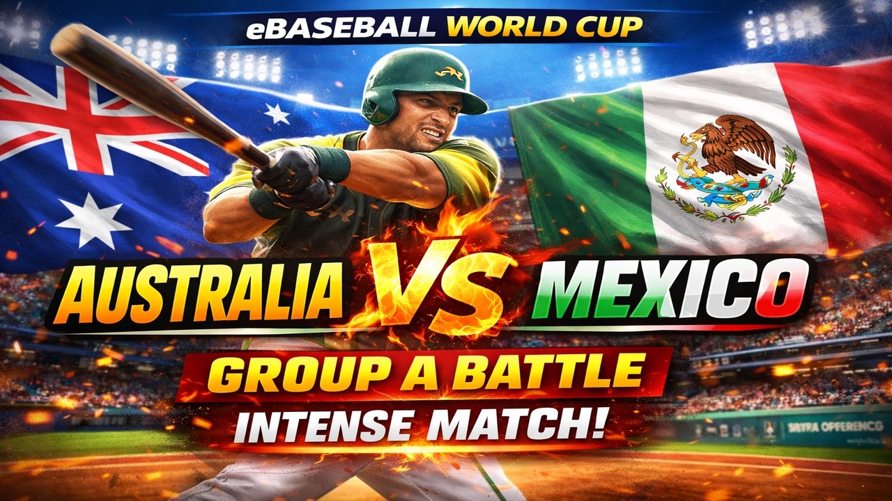 Australia vs Mexico 🔥 eBaseball World Cup 2026 Group A | Full Match