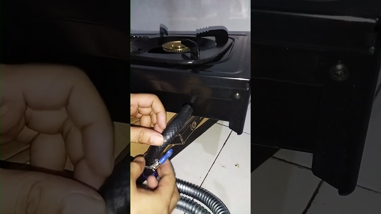 cara memasang selang pada kompor gas