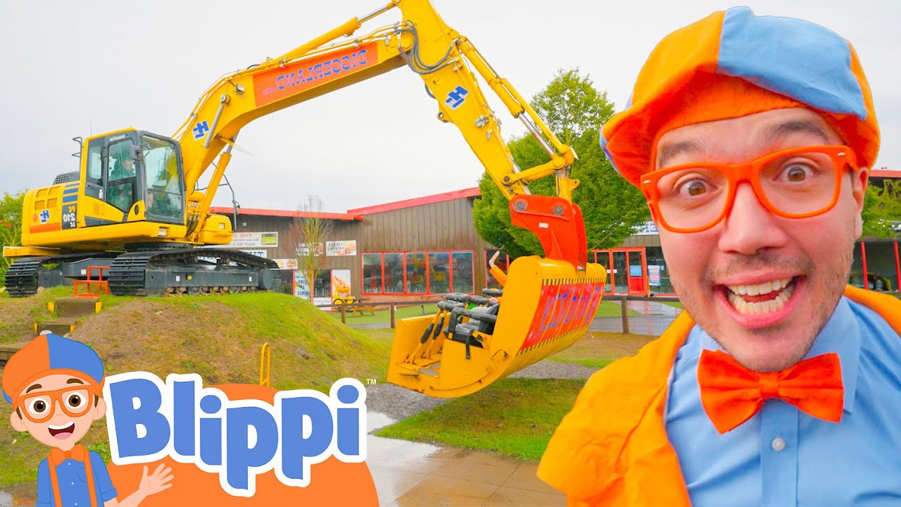Blippi&rsquo;s LEARNS About Diggers! | Blippi's Stories and Adventures for Kids | Moonbug Kids