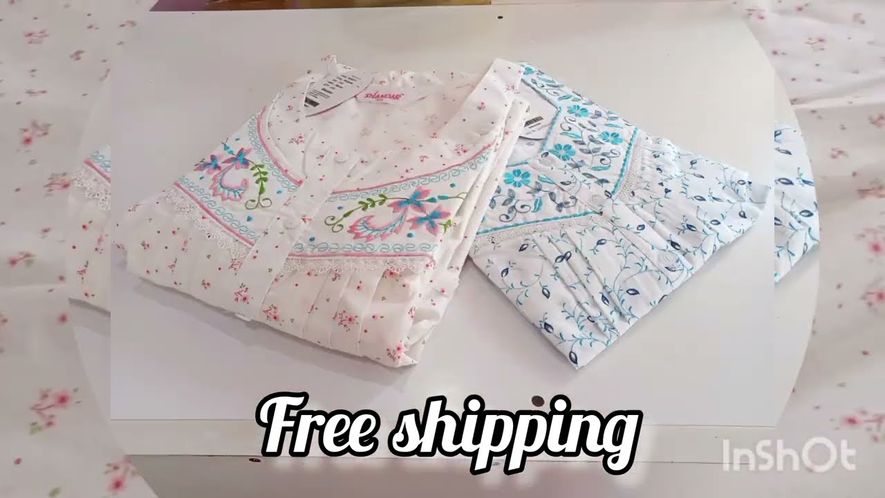 Branded cotton nighty with price