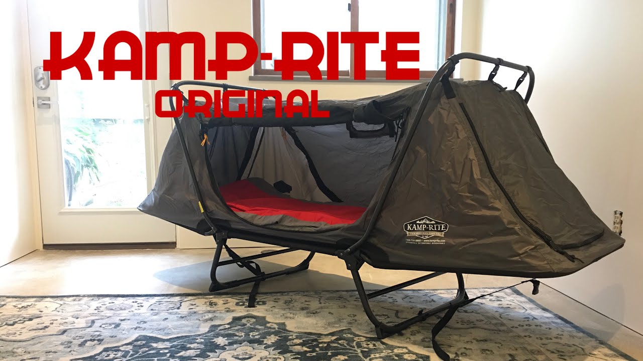 Kamp-Rite Original Tent cot overview Gray