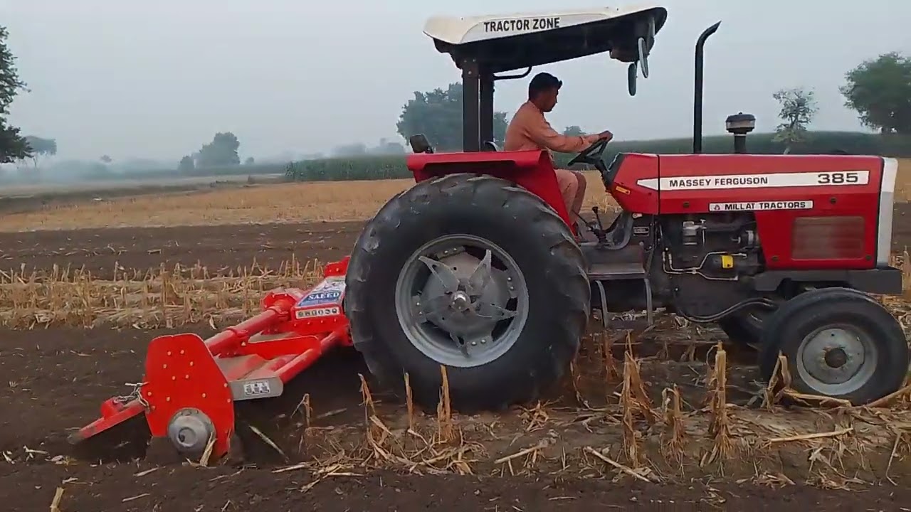 385 Rotavator performance