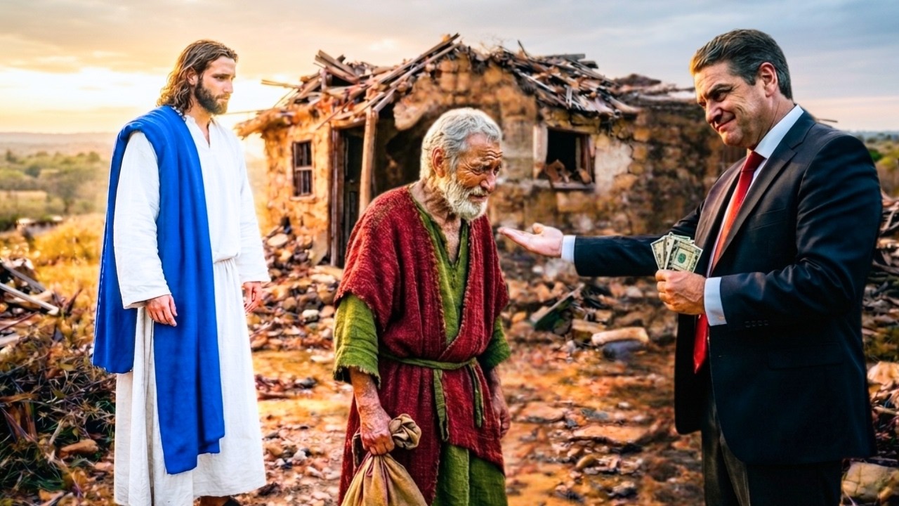 UN BANQUERO LE QUITÓ A UN ANCIANO HASTA EL ÚLTIMO CENTAVO…PERO JESÚS DIJO: “CONOCERÉIS LA VERDAD…”