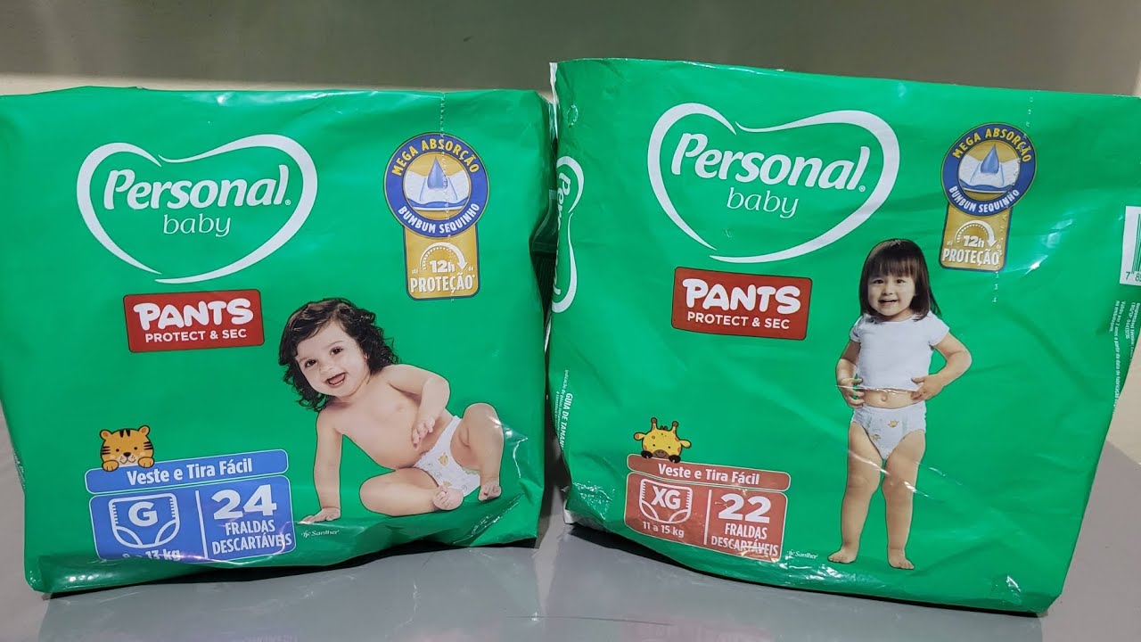 Fralda Personal Baby Protect & Sec Pants | Resenha completa 