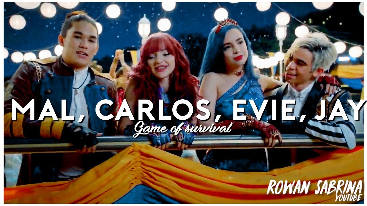 Mal, Evie, Carlos & Jay (Descendants)