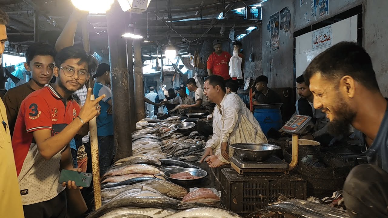 SUNDAY RATES UPDATE - LANDHI FISH MARKET- MACHLI BAZAAR  - BANGALI PARA KARACHI