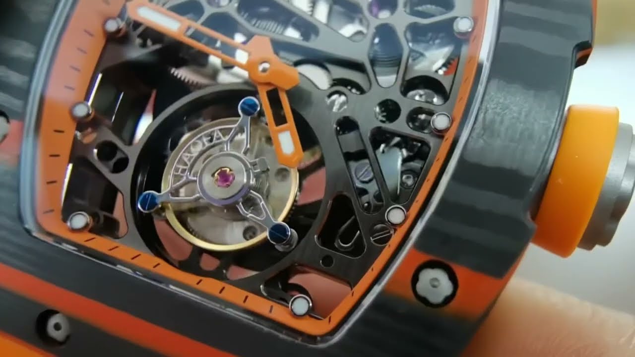 Haofa automatic tourbillon watch 1901-1 detailed introduction. Thanks for watching.