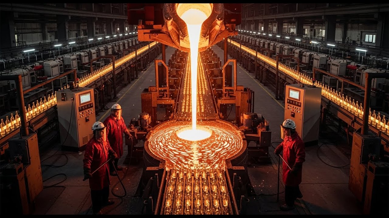 How Glass Bottles Are Made from Sand: Inside the 2000°C Furnace