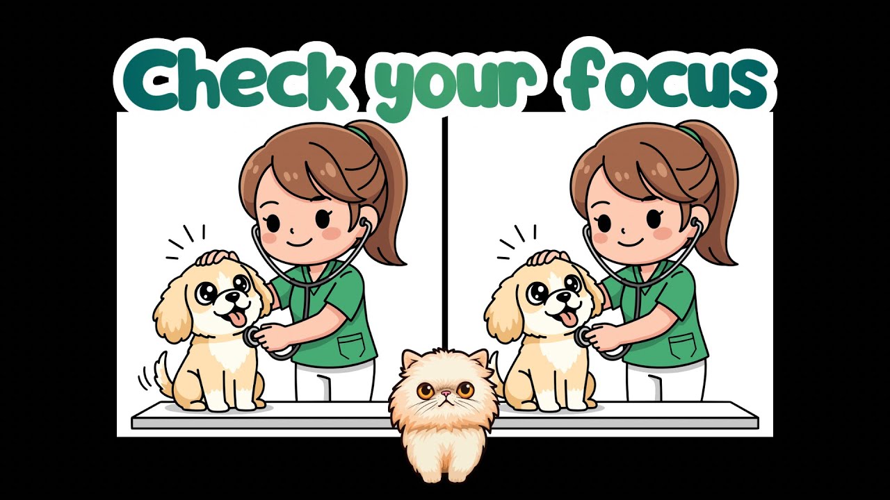 Can You Pass The Test? 😄[Find the Difference in 90 Seconds]🧩