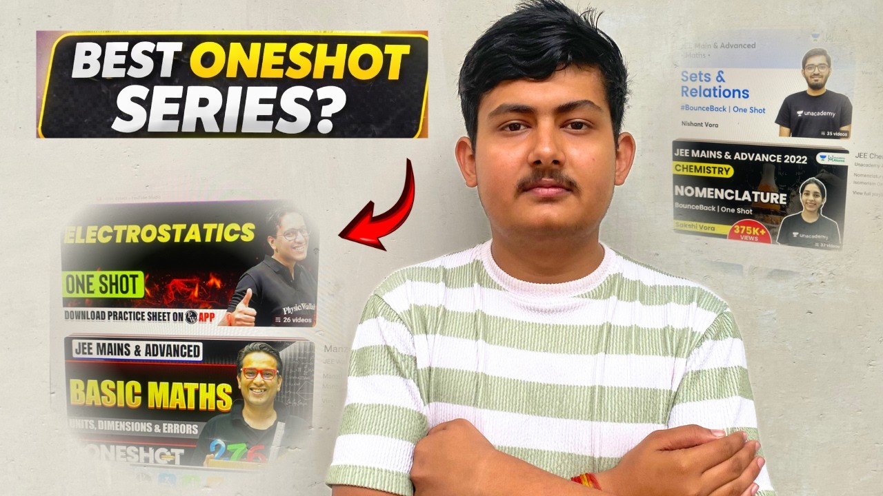 🔥 Best One Shot for JEE 2026? 🗿 Manzil vs BounceBack vs JEE Brief (Honest Truth)
