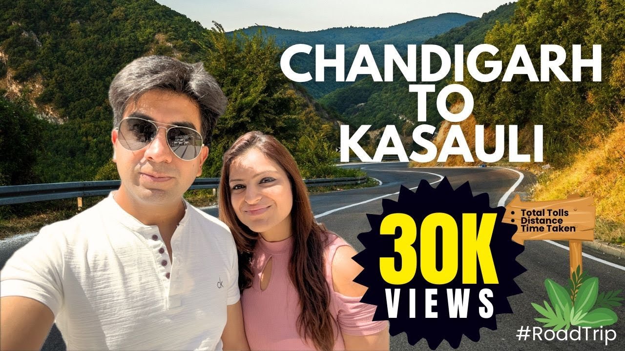 Chandigarh to Kasauli by road| Mall In kalka shimla highway Himachal | Complete tour guide | Ep-1