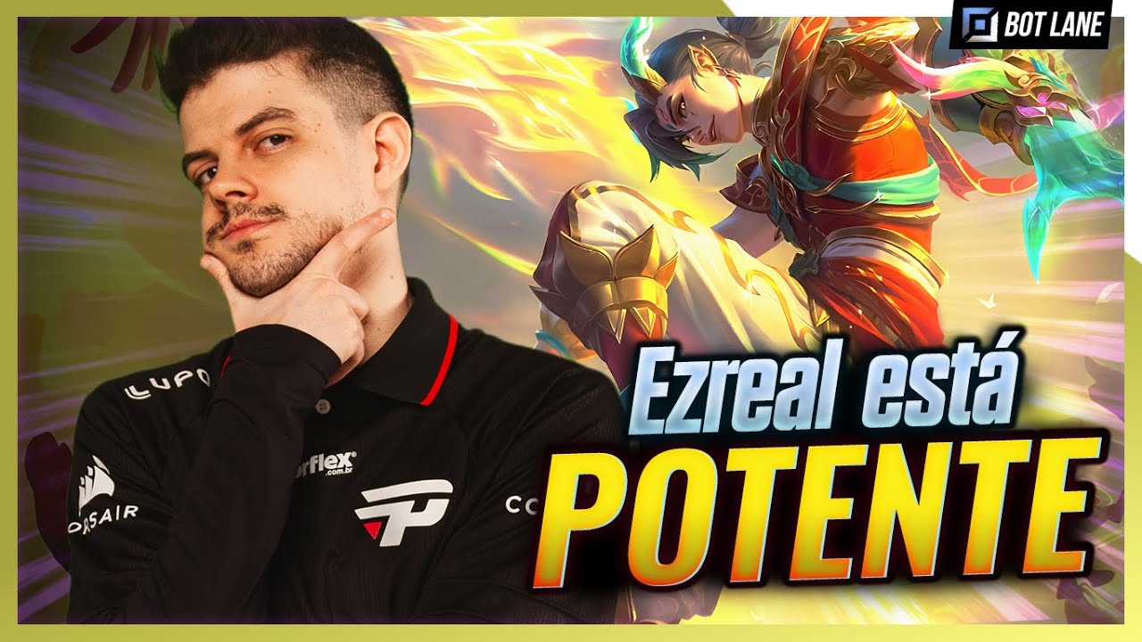 EZREAL está BROKEN em todas as lanes DE NOVO??!