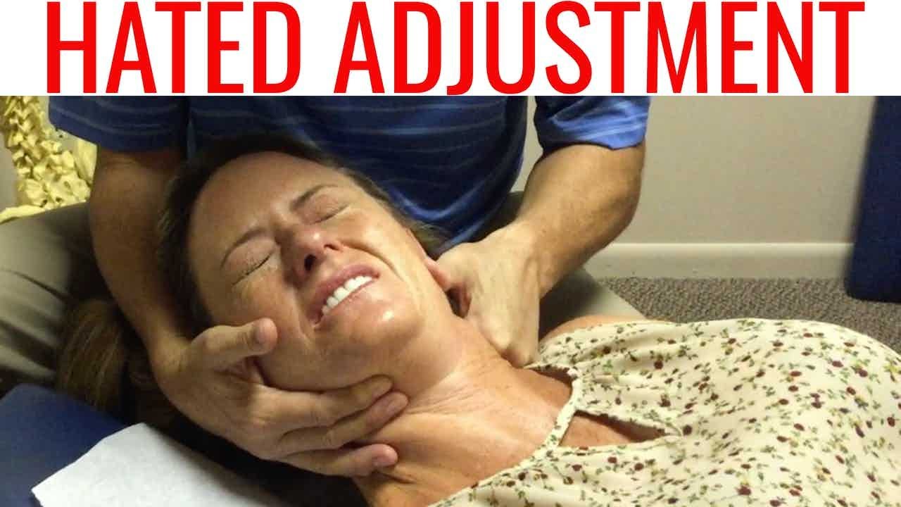 Hot patient gets Emotional after receiving Painful Chiropractic Adjustment