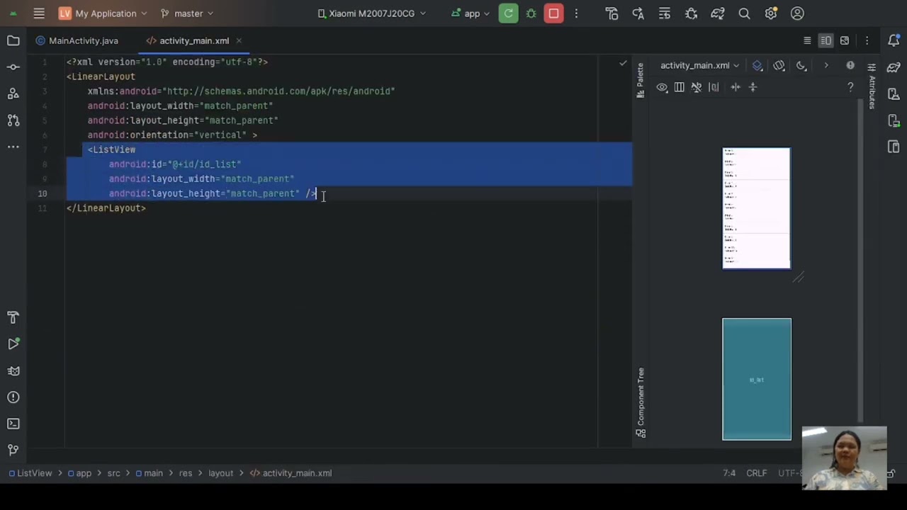 Cara membuat list view di android studio