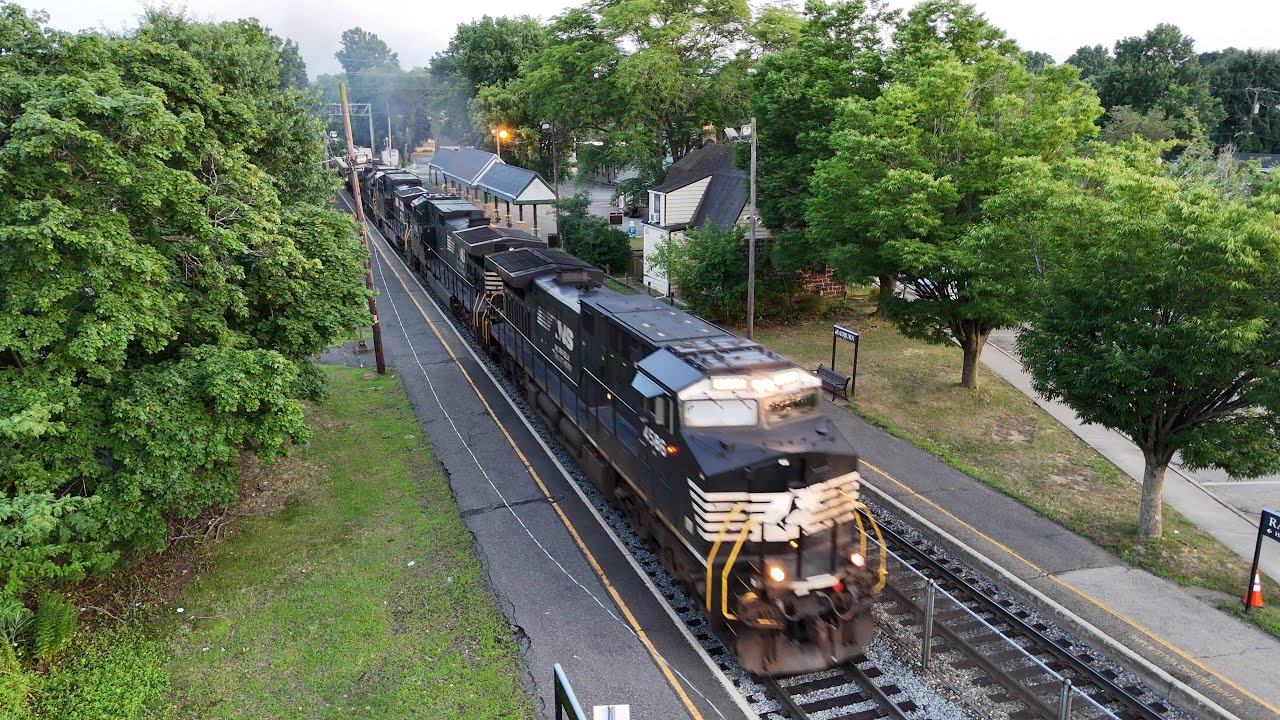 New Jersey Transit & Norfolk Southern At Radburn Station