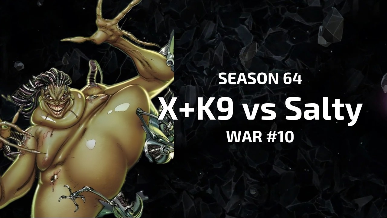 GOAJO COOKING | X+K9 vs Salty | SEASON 64 | WAR #10