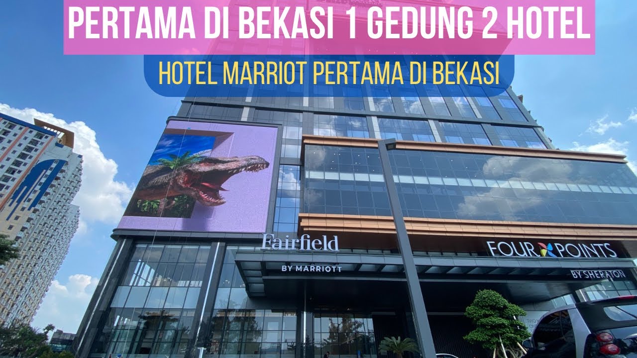 Naik LRT dari Depok ke Hotel Fairfield Marriot Bekasi dan Main ke Mall Pakuwon Bekasi