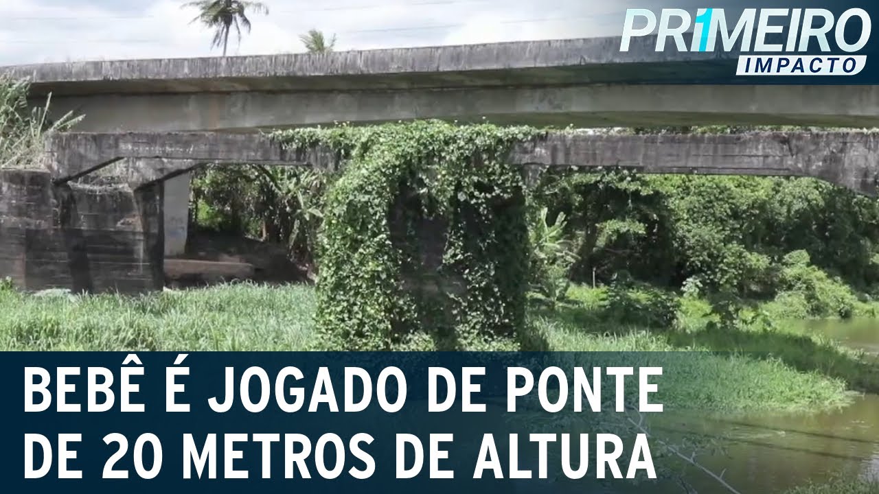 Pescadores salvam vida de bebê jogado de ponte de 20 metros de altura | Primeiro Impacto (18/11/22)