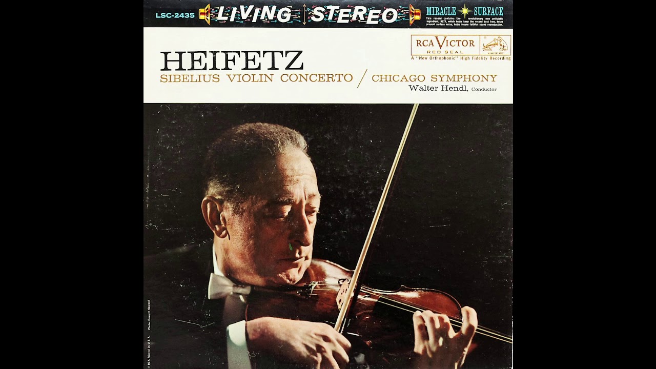 Sibelius Violin Concerto HEIFETZ Walter Hendl / Chicago Symphony (Vinyl LP)