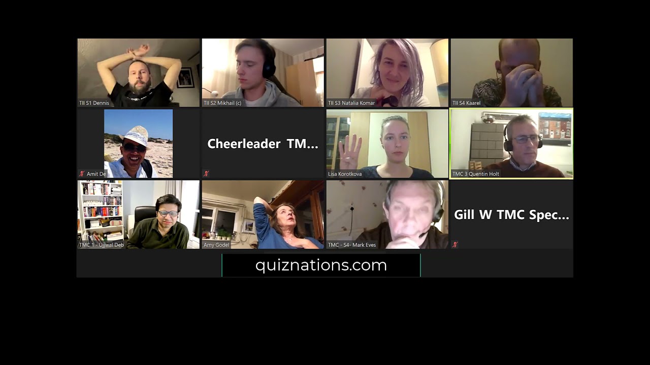 Quiz Nations Europe S1 W9 - Tiimi Nimi vs The Motley Crew
