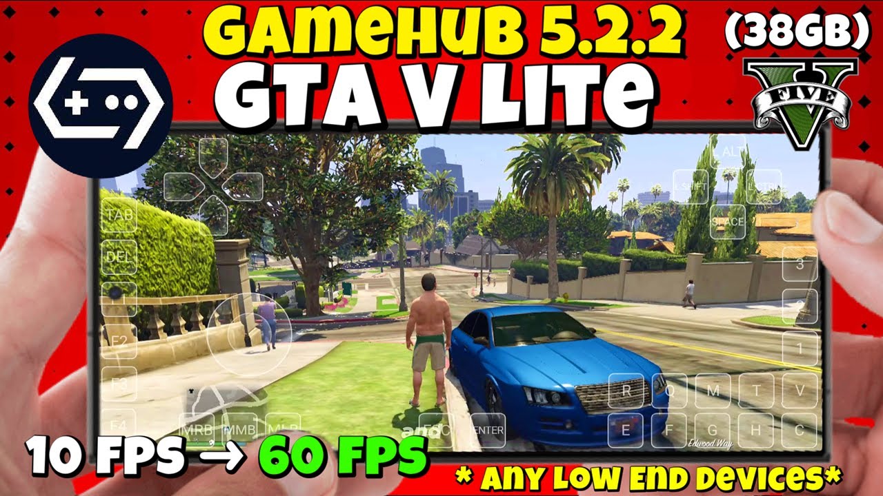 GTA 5 Lite на Android | Эмулятор GameHub 5.2.2 | Полная настройка и руководство по плавному игров...