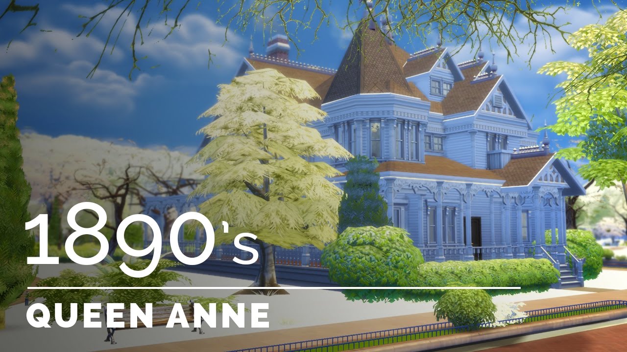 Sims 4  |  Decade Build Series  |  1890s Queen Anne Victorian