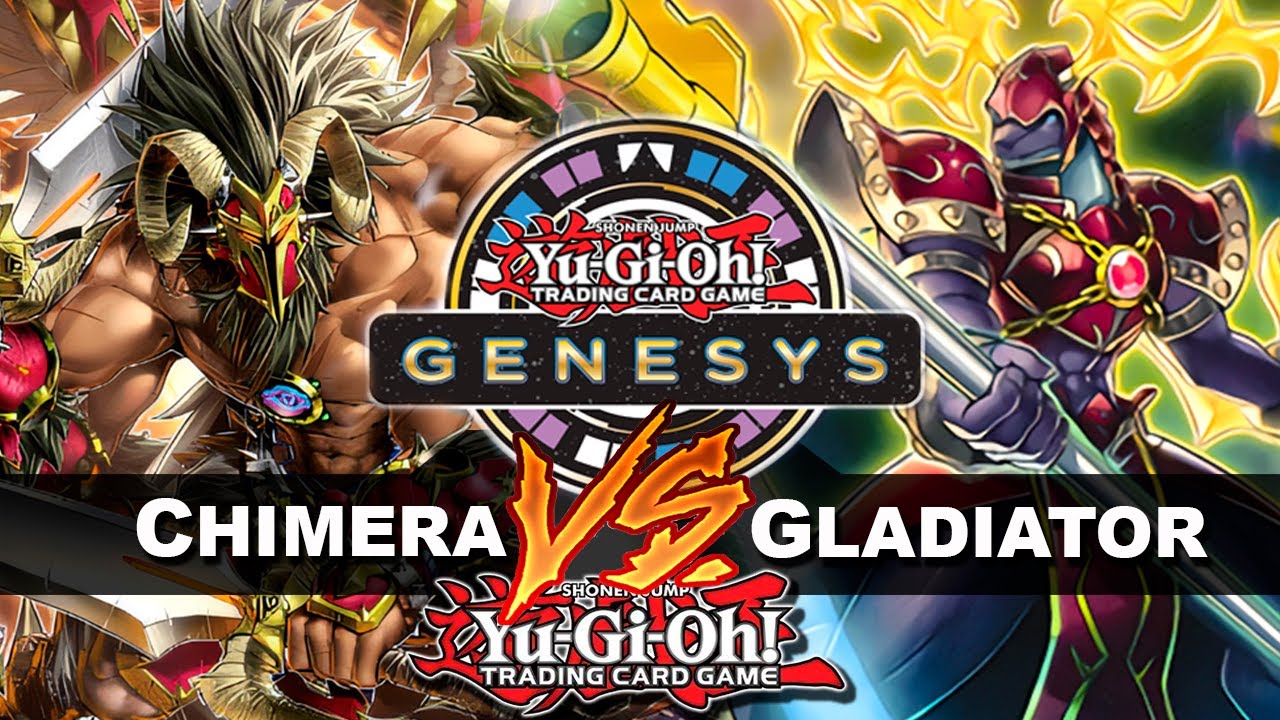 YuGiOh! Genesys - Chimera Typhoon Vs Gladiator Beast | Precisamos ver isso...