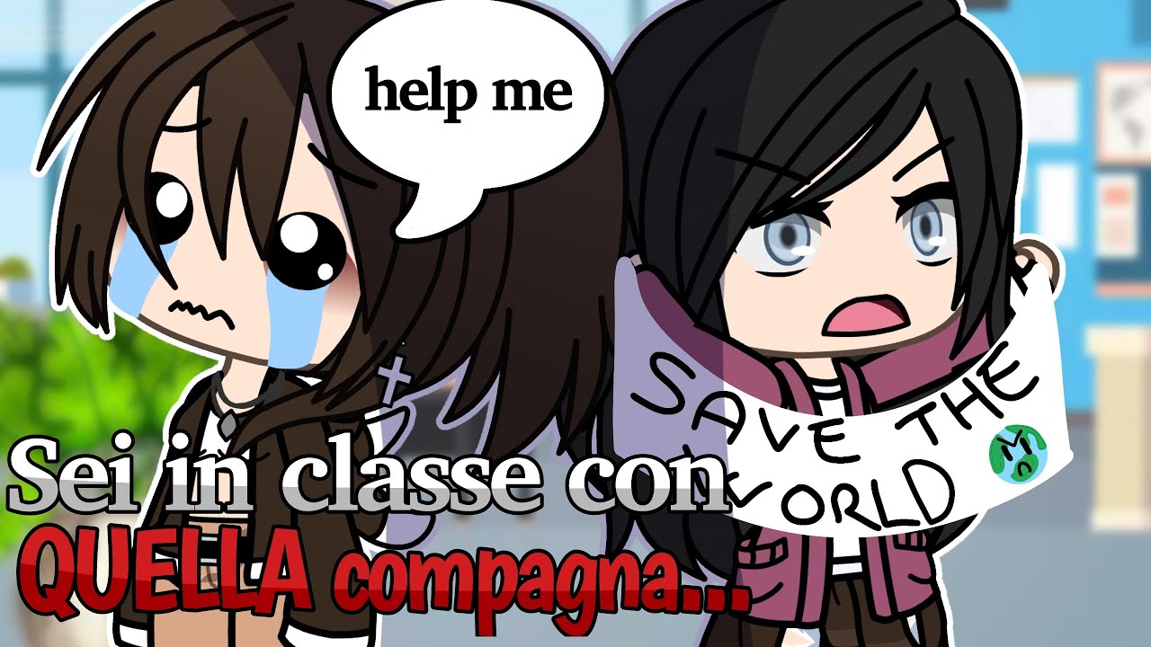POV: Sei in classe con QUELLA compagna( L'ECOLOGISTA)