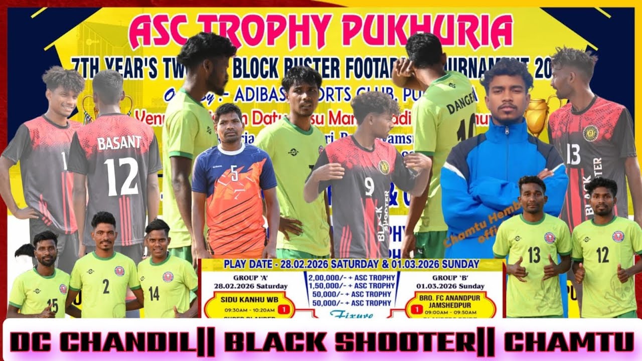 DC CHANDIL|| BLACK SHOOTER|| PUKHURIA FOOTBALL MATCH 2026