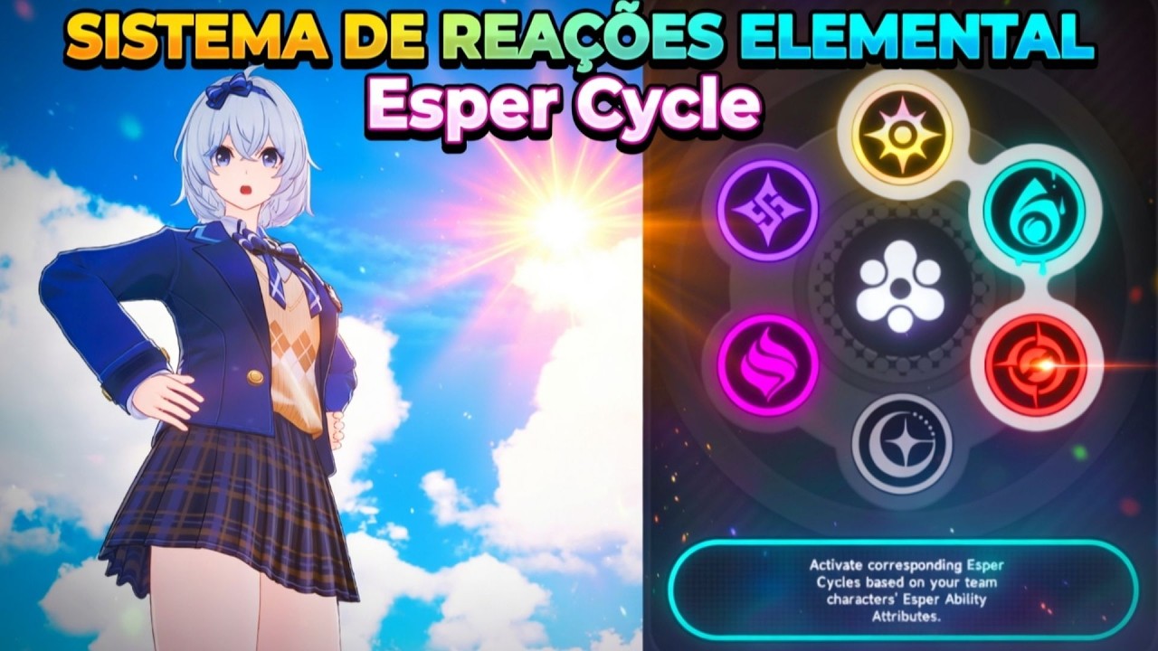 SISTEMA DE REA&Ccedil;&Atilde;O ELEMENTAL Esper Cycle   NTE: Neverness to Everness