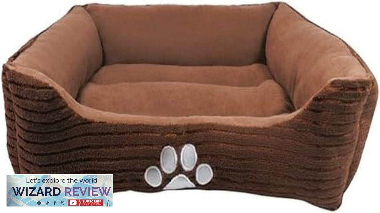 Long Rich HCT REC-005 Reversible Rectangle Pet Bed with Dog Paw Printing Review
