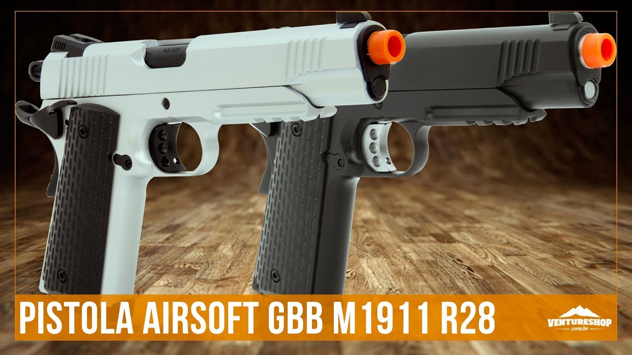 Apresentando a Pistola de Airsoft GBB Green Gas R28 M1911 Warrior  - Ventureshop